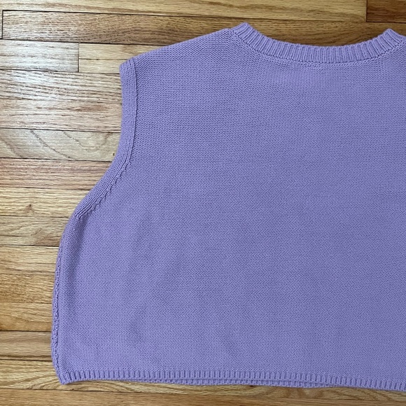 Lavender Sweater Vest - Picture 9 of 11